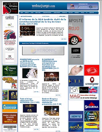 Web del Juego